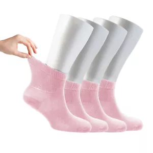 Cosyfeel® Women Loose Diabetic Ankle Socks 4-Pack Bamboo Material Seamless Toe - Picture 1 of 231