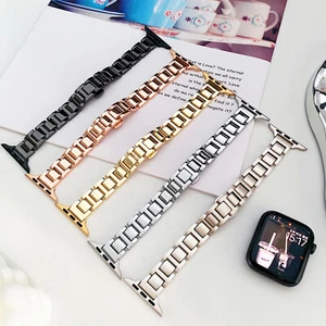 For Apple Watch 38/40/41/42/44/45/49mm Metal Slim Stainless Steel Chain  Band - Picture 1 of 16