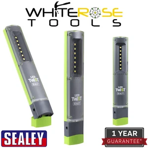 Sealey Inspection Light LED Twist Rechargeable Magnetic Base 2W & 1W SMD LED - Picture 1 of 12
