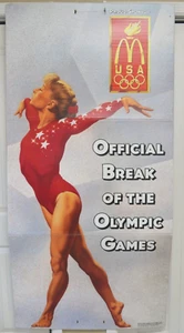 LIFE SIZE SHANNON MILLER 1996 Atlanta Olimpiadi Ufficiale Originale McDonalds - Foto 1 di 11