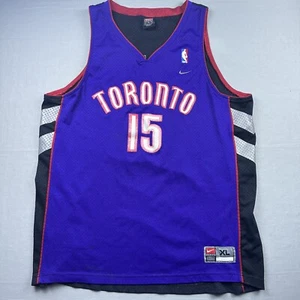 Vintage Vince Carter Toronto Raptors Nike Jersey Mens XL Purple Swingman Y2K - Bild 1 von 12