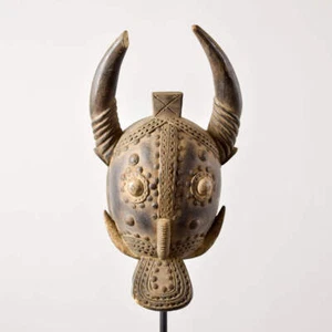 Senufo Horned Mask Côte d'Ivoire - Picture 1 of 11