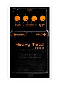 Adesivo Boss HM-2 svedese Death Metal sepolto smembra gatecreeper  - Foto 1 di 3