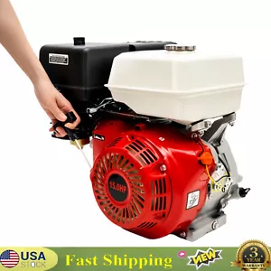 420CC Engine OHV Horizontal Gas Engine Recoil Start Go Kart Motor 15HP 4Stroke - Picture 1 of 29