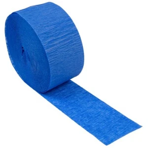 Creative Converting 073147 81' Cobalt Blue Streamer Paper - 12/Case - Picture 1 of 1