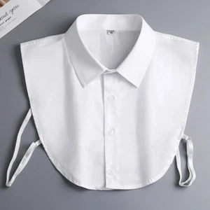 Lady's Fake Collar – Half Shirt Business Collar for Formal Occasions - Imagen 1 de 8