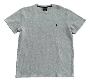 Polo Ralph Lauren Shirt Men's Thermal Waffle Tee Sleepwear Gray Men's Large - Picture 1 of 3