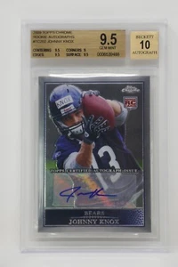 2009 Topps Chrome Rookies AU #TC202 Johnny Knox Rookie 🔥 Beckett 9.5 GEM MINT - Bild 1 von 6