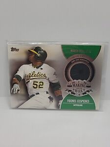 2013 Topps Yoenis Cespedes Making the Mark Jersey Relic Patch Insert #MMR-YC