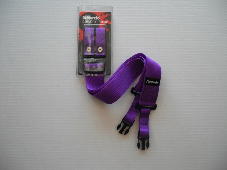DIMARZIO NYLON CLIPLOCK STRAP 2 INCH WIDE PURPLE DD2200 - Image 1 of 1
