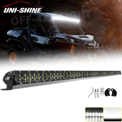 Para 2022-2024 Can-am Commander 700 1000R Max techo 42" barra de luz LED punto inundación Foto 1 de 4