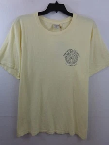 Dauphin Island Alabama T Shirt Herren XL Gelb Kurzarm Neu Mit Etikett - Bild 1 von 14