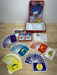 Slide 5 And Cheater Card Games Set Strategy 2 In 1 Tin - Picture 1 of 17