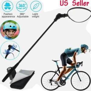 MTB Bicycle Helmet Rearview Mirror Bike Cycling Riding Rear View Safety Mirrors - Picture 1 of 12