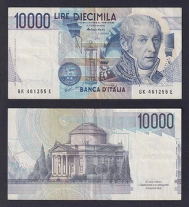 Banconota Italia 10000 lire Volta 1984 (1998) P.-112d BB/VF - Imagen 1 de 1