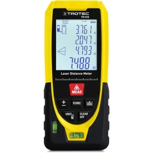 TROTEC Laser-Entfernungsmesser TD120 Distanzmessgerät Messgerät Handmessgerät - Bild 1 von 10