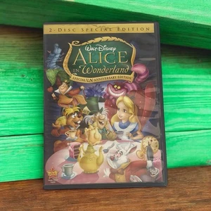 Walt Disney's Alice In Wonderland Special UN-Anniversary Edition DVD 2 Disc - Picture 1 of 4