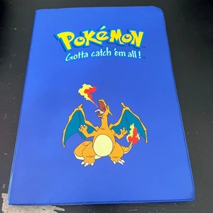 Vintage Pokemon Charizard Binder Blau A4 9 Pocket Toysite 1999 RAR - Bild 1 von 16