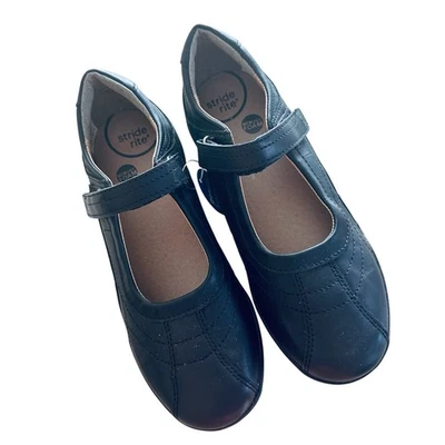 Stride Rite Claire Mary Jane Girls Flats Size 3.5 Black Comfort Dressy Casual - Image 1 of 4