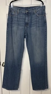 Lucky Brand Dungarees Men’s Jeans Size 36 Bootcut Zip Fly Long Length Classic - Picture 1 of 11