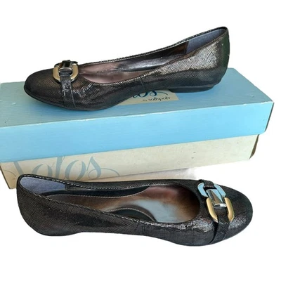 Zapatos planos para mujer talla 8 vintage hebilla metálica cómodos Foto 1 de 4