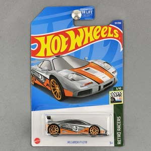 2022 Hot Wheels McLaren F1 GTR silber mit oranger Lackierung HW Retro Racers 3/10 - Bild 1 von 5
