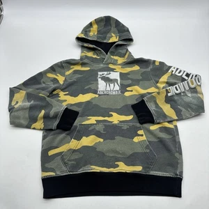 Abercrombie Kids Hoodie Long Sleeve Shirt Youth Boys 11/12Y Camo .#32786 - Picture 1 of 8