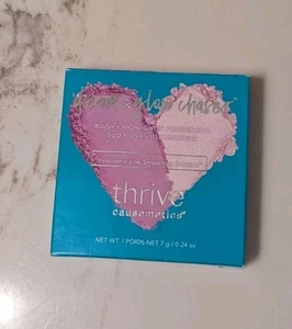 NIB Thrive Dream & Glow Chaser Blush + Highlighter Powder Duo Ayesha Yvette - Picture 1 of 7