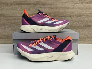 Adidas Adizero Adios Pro 3 "Pulse Lilac" Taglia-12 Viola Arancione Uomo (GY8411) Nuove - Foto 1 di 11