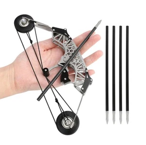Mini Archery Bow Set Mini Hunting Bow, Shooting Practice w/ 12 Arrows - Picture 1 of 5