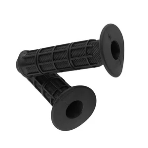 1 par de empuñaduras negras de silicona para manillar de motocicleta 7/8‹ - Imagen 1 de 12