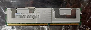 Samsung M395T5750EZ4-CE65 DDR2 PC2-5300F ECC Server RAM 2GB 2Rx4 - Picture 1 of 2