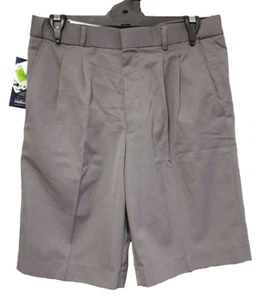 BNWT Older Boys Sz 4 Midford Brand Mid Grey Extendable Gabardine Shorts 155MG185 - Picture 1 of 3