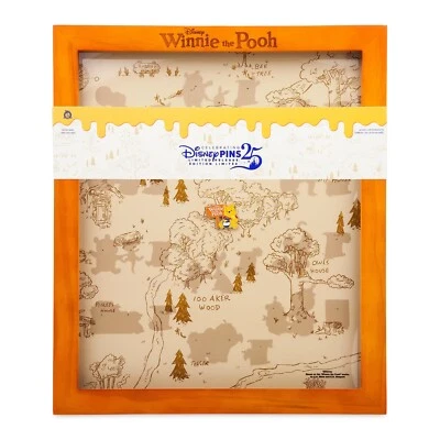Disney Parks Winnie the Pooh Pin Display Frame and Pin Hundred Acre Wood Series - Image 1 of 4