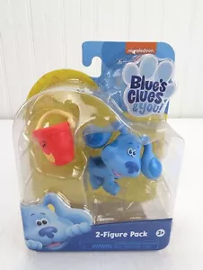 Nickelodeon Blue's Clues and You! Collectible 2 Figure Set Blue and Pail New - Picture 1 of 5