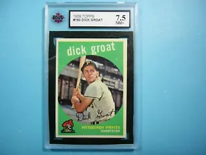 1959 TOPPS MLB BASEBALL CARD #160 DICK GROAT KSA 7.5 NM+ SHARP!! '59 TOPPS - Picture 1 of 2