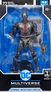 DC MULTIVERSE JUSTICE LEAGUE: CYBORG WITH FACE SHIELD 7"/ ca.18cm McFARLANE TOYS - Bild 1 von 2
