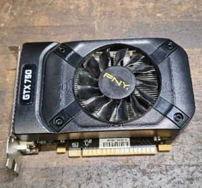 PNY GeForce GTX750 Graphics Card - VCGGTX7502XPB-BB - Image 1 of 3