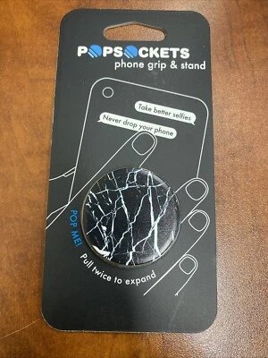 PopSockets 101251 Phone Holder - Black Marble New - Image 1 of 2