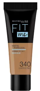 Maybelline New York Fit Me Matte and Poreless Foundation - 340 Cappucino 30ml - Bild 1 von 2