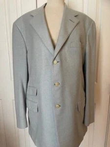 RALPH LAUREN PURPLE LABEL KENT HAND-TAILORED BASKET-WEAVE CASHMERE COAT 44REG - Picture 1 of 13