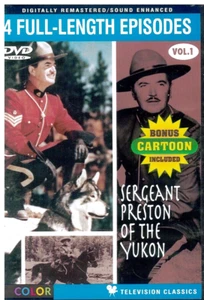 Sergeant Preston of The Yukon TV Classics DVD 4 Full Length Episodes 2007 - Picture 1 of 2