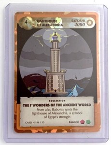 Babolex Card 46/50 | Lighthouse of Alexandria 4/7 | 2021 Vincent Faudemer US EN