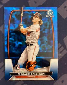 2023 Bowman Chrome Sapphire Gunnar Henderson Rookie Orioles #10 - Picture 1 of 2
