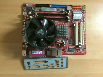 MSI Mainboard MS-7131 , CPU Intel Celeron D 346 , VGA , Kühler Lüfter Blende - Bild 1 von 3