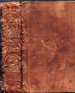 1871 P.T. BARNUM AUTOBIOGRAPHY CIRCUS MUSEUMS SHOWMAN ILLUSTRATED TRUE WILLIAMS - Picture 1 of 3