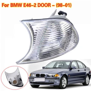 Left For 1999~2001 BMW 3 Series E46 Coupe 2D Corner Parking Signal Light Clear ` - Bild 1 von 7