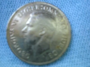 CC 1 X COIN 3 CM AUSTRALIAN PENNY 1950 NICKLE - Bild 1 von 2
