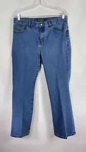 Lauren Jeans Co. Ralph Lauren Clásico Bootcut Lavado Medio Pequeño Falta Talla Etiqueta - Imagen 1 de 8