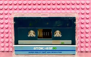 TDK SF 90 TYPE II 1985-86 BLANK CASSETTE TAPE (1) (USED) - Picture 1 of 5